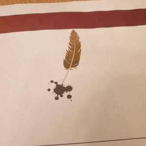 Papelería de escritura de cartas