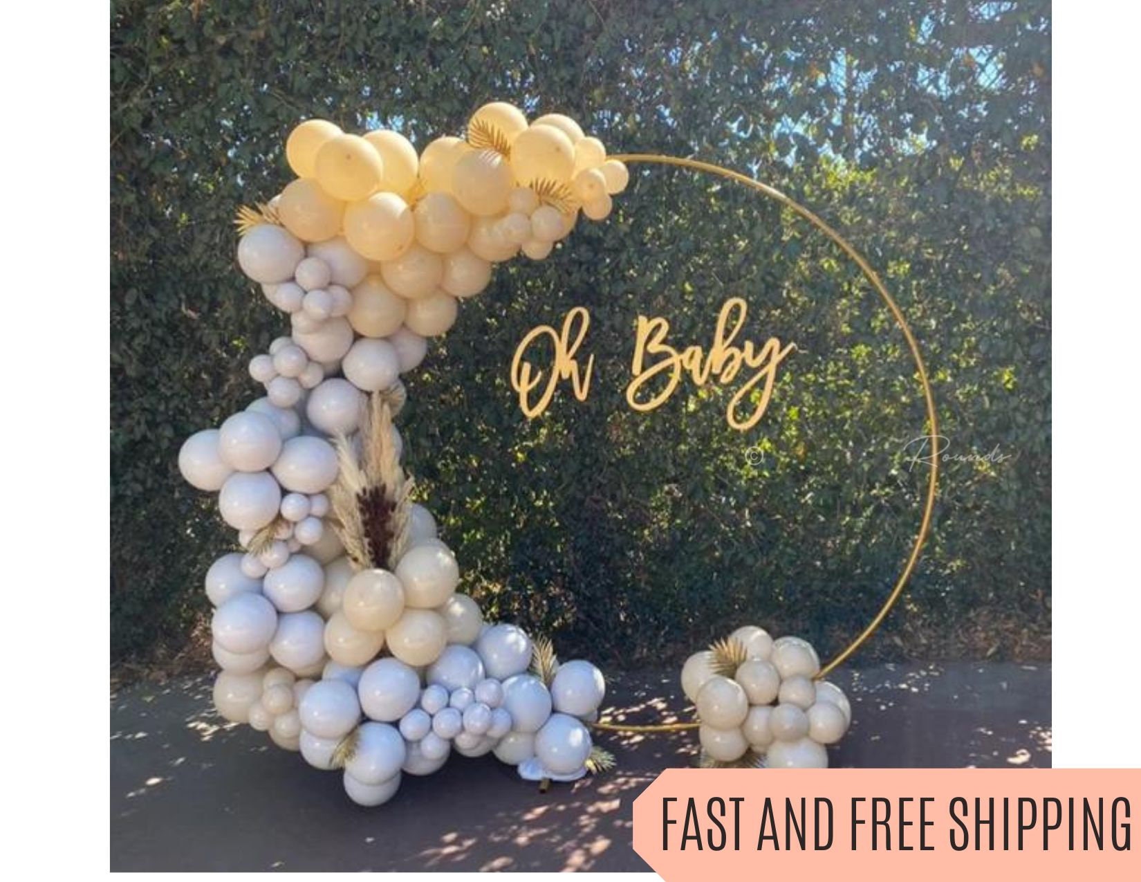 Oh Baby Custom Name Sign Wood Baby Shower Sign Oh Baby Etsy