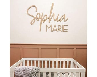 Custom Wood Baby Name Sign | Letter Wall Art | Kids Room Art | Wall Art for Nursery | Baby Name Sign | Kids Room Decor | Wooden Sign | Boho