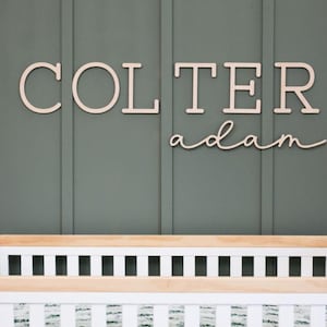 Custom Wood Baby Name Sign | Letter Wall Art | Kids Room Art | Wall Art for Nursery | Baby Name Sign | Kids Room Decor | Wooden Sign | Boho