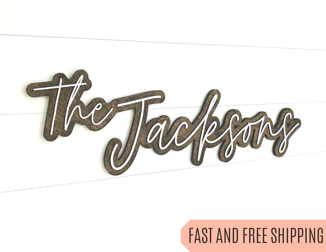 Family Name Sign Wood Name Sign Wedding Backdrop Wedding Decor Last family-name-sign-wood-name-sign-wedding-backdrop-wedding-decor-last