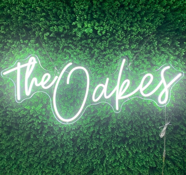 Wedding Neon Sign for Reception Last Name Neon Sign Etsy