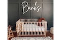 Custom wood name sign for nursery girl, boy, over crib sign, baby name sign, family name sign, custom name sign, baby shower gift. new baby