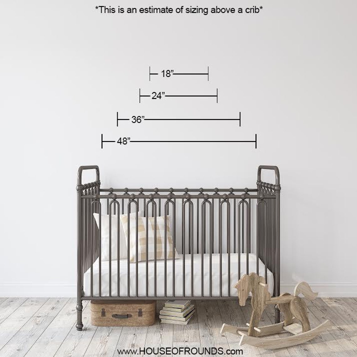 Custom wood name sign for nursery girl boy over crib sign Etsy