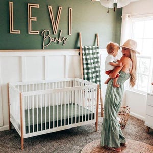 Custom Wood Baby Name Sign | Letter Wall Art | Kids Room Art | Wall Art for Nursery | Baby Name Sign | Kids Room Decor | Wooden Sign | Boho