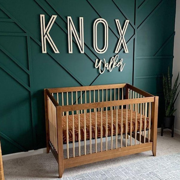 Custom Wood Baby Name Sign | Letter Wall Art | Kids Room Art | Wall Art for Nursery | Baby Name Sign | Kids Room Decor | Wooden Sign | Boho