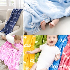 Custom blanket for kids | Baby blanket for girl | Baby Shower Gift | Personalized baby blanket | Baby name blanket | Kids custom blanket