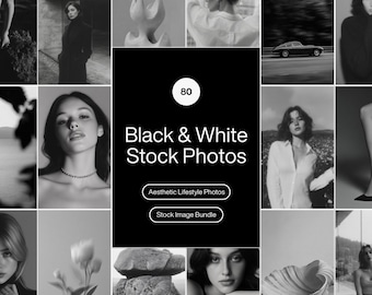 80 Minimalist Black & White Stock Photos | Editorial AI Images (PDF Download)