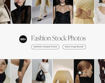 Fotografías de archivo editoriales de moda / Imágenes con IA para redes sociales (Descarga en PDF)
