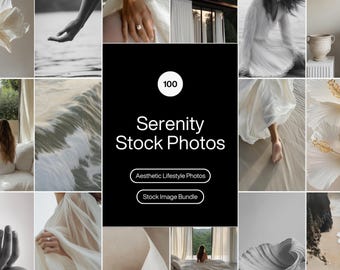 Serenity Stock Photos | Social Media Images (100 Image Bundle