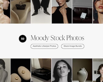 50 Moody Stock Fotos | Dunkel Motive, KI-generiert (PDF Download)