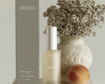 Cosmetic Bottle Mockup | Skincare Brand Box PSD | Beauty Packaging | Minimal Product Template | Editable Label