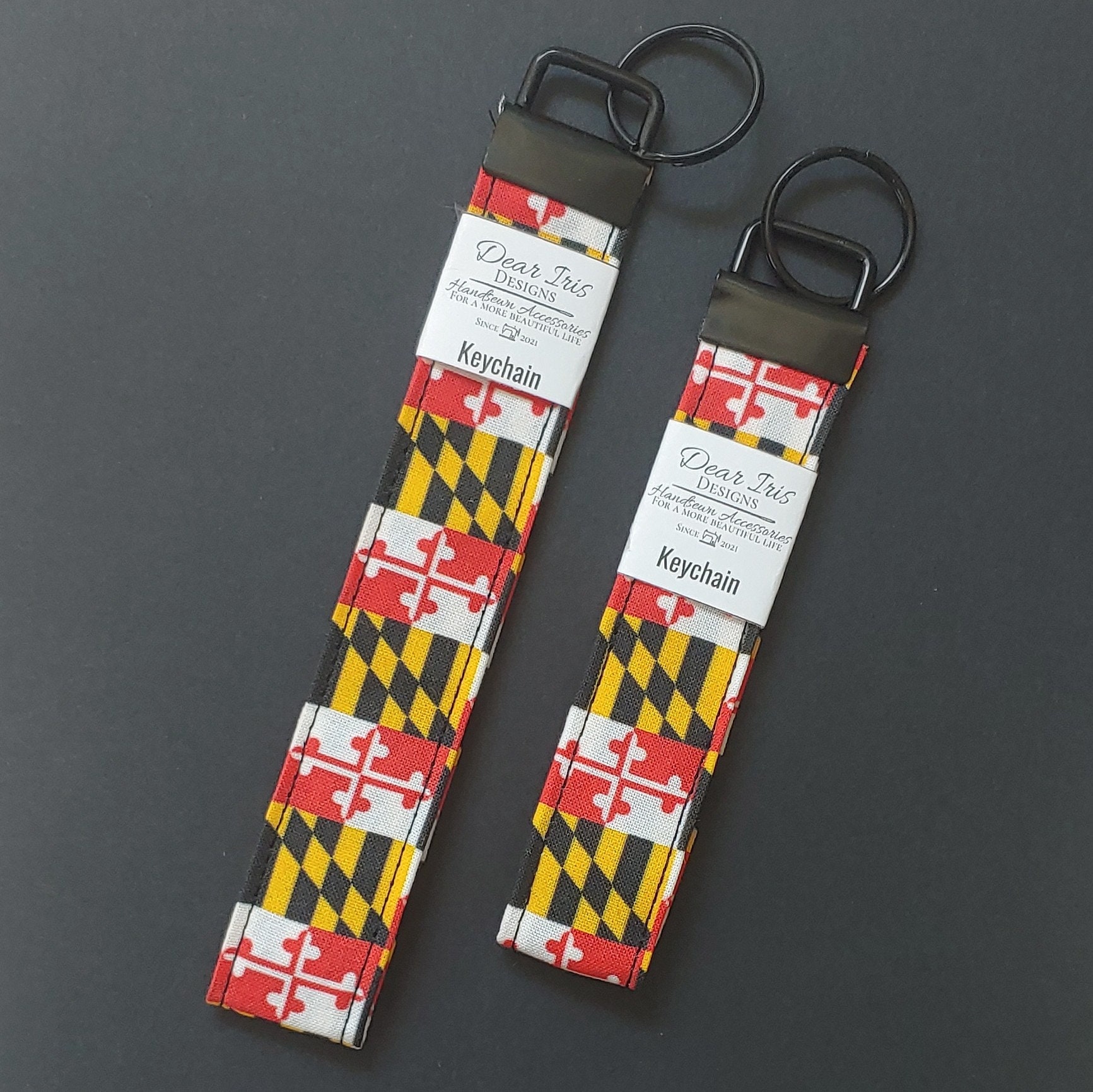 Dester Designs Maryland Flag Lanyard with Clamp 