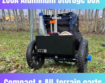 Zuca Compact and All-Terrain cart aluminum storage box, water bottle, odd items carry