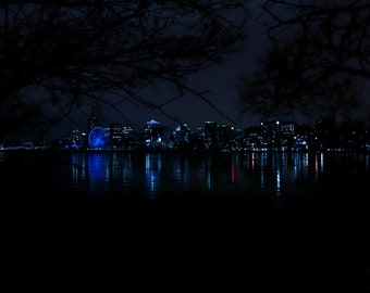 Montreal's Skyline At Night