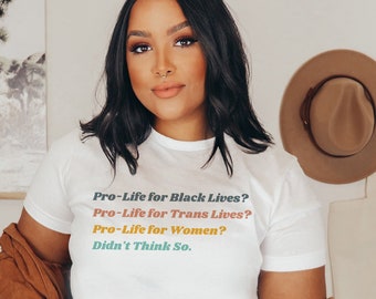 Roe V Wade Shirt | Pro Choice Shirt | Abortion is Healthcare | Are you really pro-life? | Social Justice | Reproductive Rights | Activist