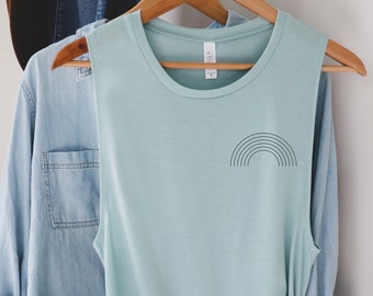 LGBTQ Pride regenboogtanktop - eigendom van queer