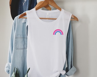 Bisexual pride, bisexual pride muscle tank, pride shirt, pride tank, lgbtq pride tank, Bi Pride, Bisexual, pride tank top, pride tank top