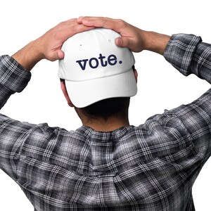 Vote Vote Blue, Vote Hat, Vote Blue 2024, 2024 Election, Anti Trump, Joe Biden, Kamala Harris, Votes for women, Classic Dad Hat image 5