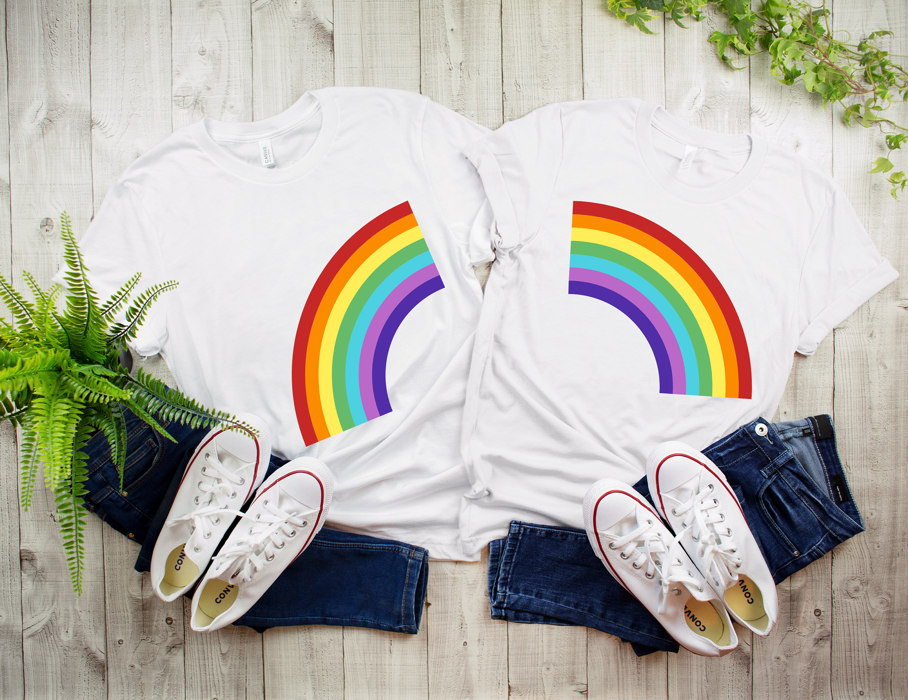 Rainbow Printed T-Shirt - Men - Ready-to-Wear