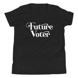 Future Voter Youth T Shirt, Kids political shirt, Vote shirt for kids, Future President Shirt Kids, Biden Harris 2020 Kids Shirt image 5