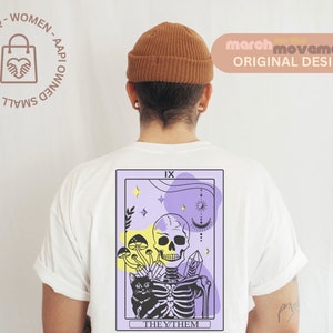 Ze hen niet-binaire Tarot Card Comfort kleuren trots tshirt, vintage trots tshirt, cool queer comfort kleuren shirt, genderfluid tshirt