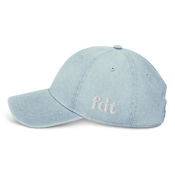 FDT Vintage Denim Hat | F Donald Trump | Subtle Anti Trump