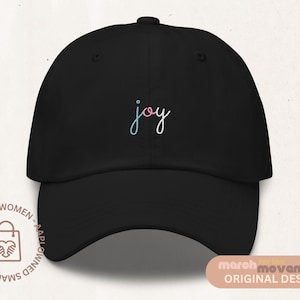 Subtle Trans Pride | Trans Joy Embroidered Hat | Trans Rights | LGBT Pride | Pride Gear | Protect Trans Kids