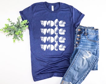 Vote Shirt, Vote Blue, 2024 Election, Biden 2024, Joe Kamala 2024, Kamala Harris, Feminism, Feminist Shirt, RBG Shirt, Vintage T Shirt