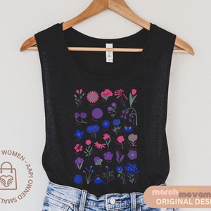 Bi trots shirt subtiel, bi trots kleding, bi trots subtiel, bi trots tank, biseksueel trots shirt, biseksuele tank, biseksuele tanktop