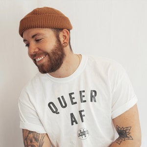 Queer AF Shirt | Queer T Shirt | Pride Shirt | Queer Shirt | LGBTQ Shirt | Pride Shirts Men | Genderqueer | LGBTQ Pride T Shirts