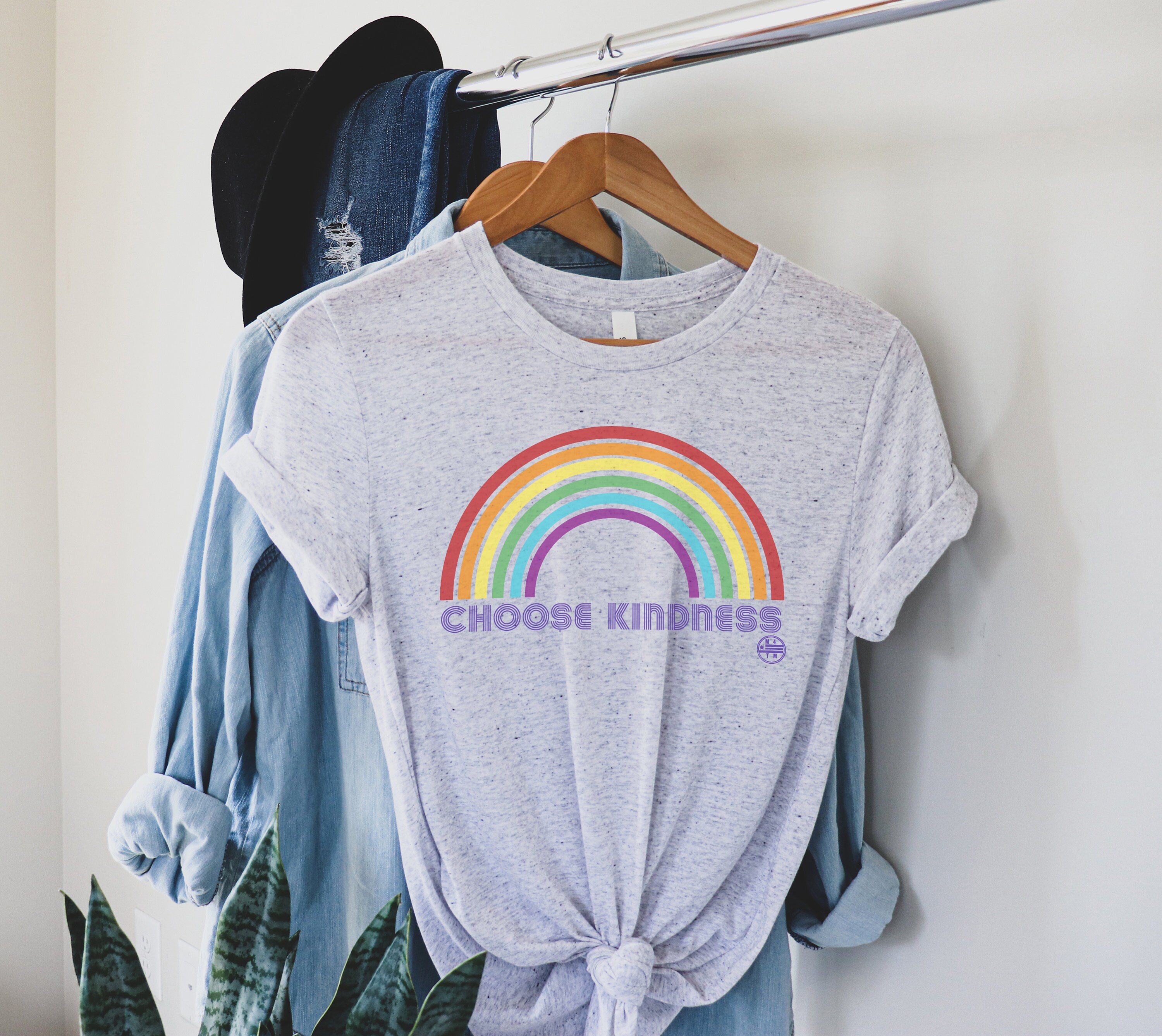 Choose Kindness Rainbow TShirt Rainbow Shirt March for the | Etsy