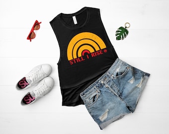 Maya Angelou, Feminist Tank Top, Equality Shirts, Human Rights, Freedom Shirt, Political T Tank Top, Equal Rights Tee, Feminist Shirt