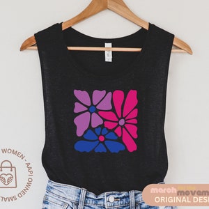 Subtiel Bi Pride-shirt, Bi Pride-kleding, Bi Pride Subtiel, Bi Pride-tanktop, Bi-Trots-shirt, Bi-Trots, Bi-Trots, Bi-Trots Tanktop
