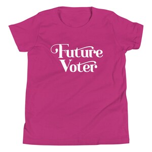 Future Voter Youth T Shirt, Kids political shirt, Vote shirt for kids, Future President Shirt Kids, Biden Harris 2020 Kids Shirt image 8