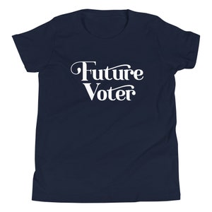 Future Voter Youth T Shirt, Kids political shirt, Vote shirt for kids, Future President Shirt Kids, Biden Harris 2020 Kids Shirt image 6