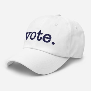 Vote Vote Blue, Vote Hat, Vote Blue 2024, 2024 Election, Anti Trump, Joe Biden, Kamala Harris, Votes for women, Classic Dad Hat image 2