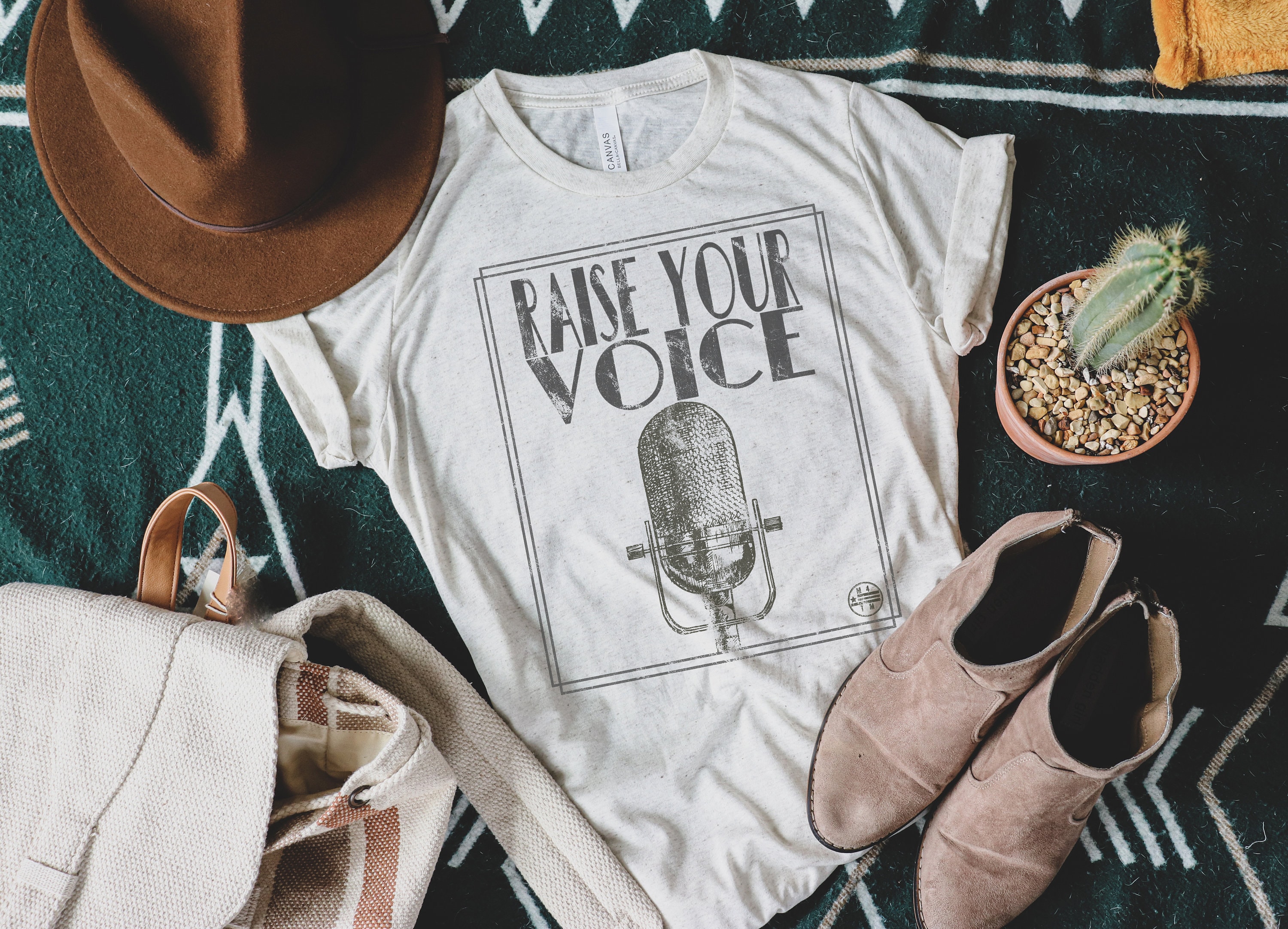 Raise Your Voice, Vintage T Shirt, Social Justice Shirt, Feminist TShirt, Immigration Shirt, Black Lives Matter, Pride TShirt