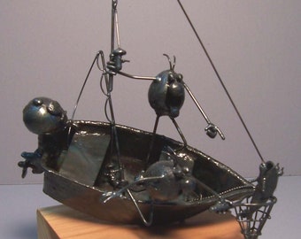 Fishing boat, 2 flea