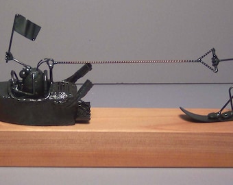 Water ski boat, 2 flea