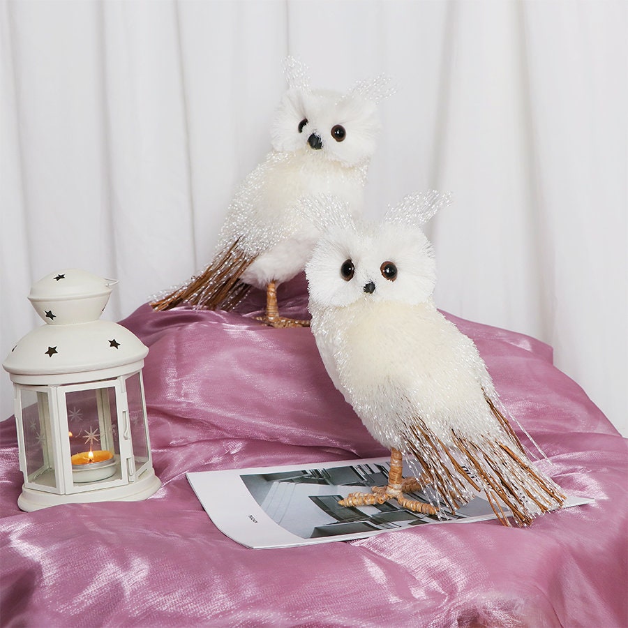White Owl Ornaments Holiday Ornament Christmas White Owl Ornaments Christmas Owl Gifts.
