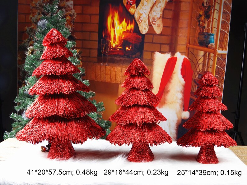 Artificial Mini Rose Gold Christmas Tree Ornament for Etsy