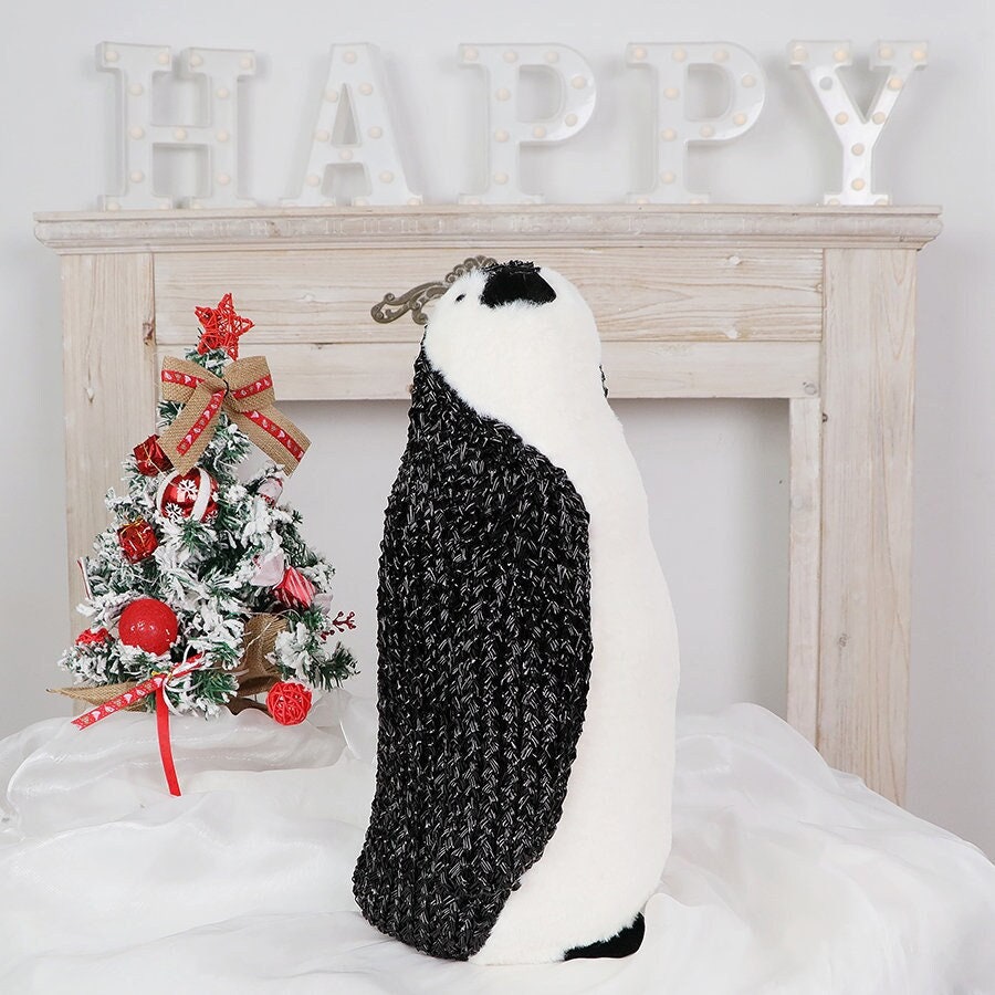 New Design Woven Handmade Christmas Penguin Decoration Xmas -  Israel