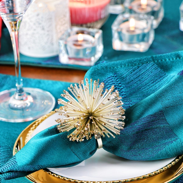 Gold Napkin Ring Etsy