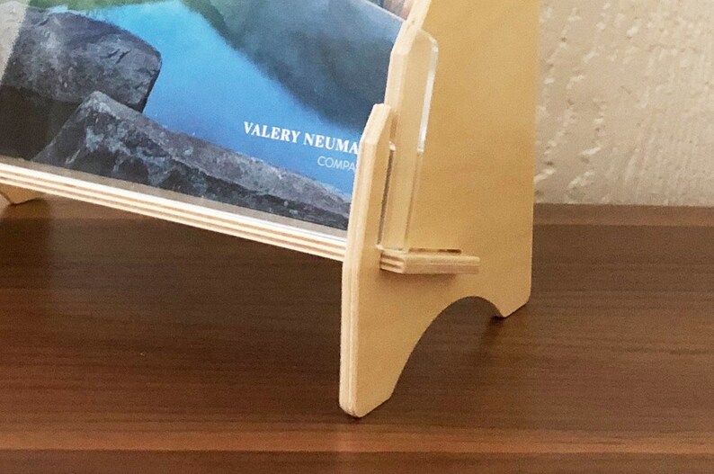 Literature Stand and Booklet Rack Made of Birch Plywood With A - Etsy