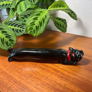 Vintage Japan Salt and Pepper Shaker Black Cat Quality Brand