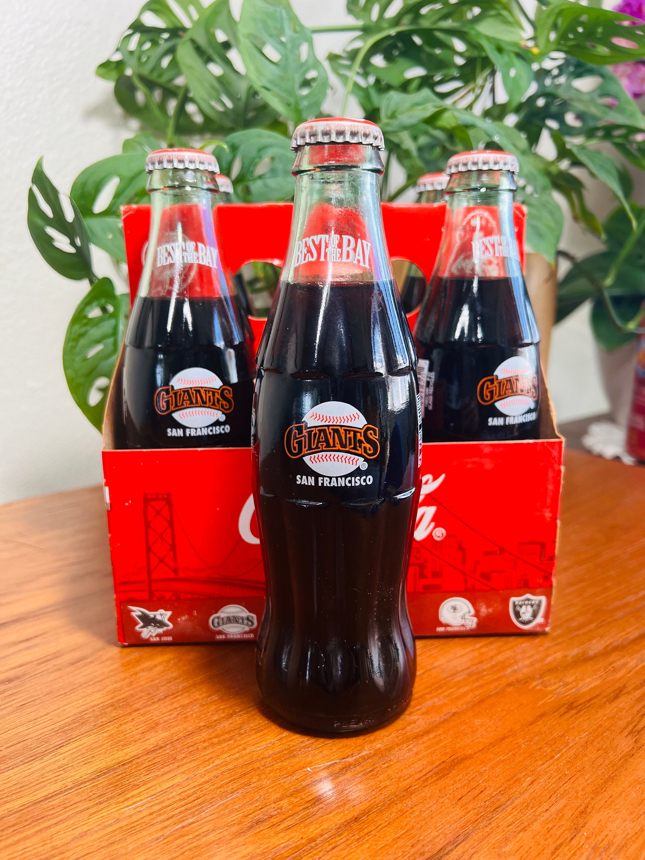 【★秘蔵品★】大正ロマン１９２４年 サンフランシスコ製Coca-Colaボトル Vintage 1986 Coca Cola San Francisco Giants Best of the Bay