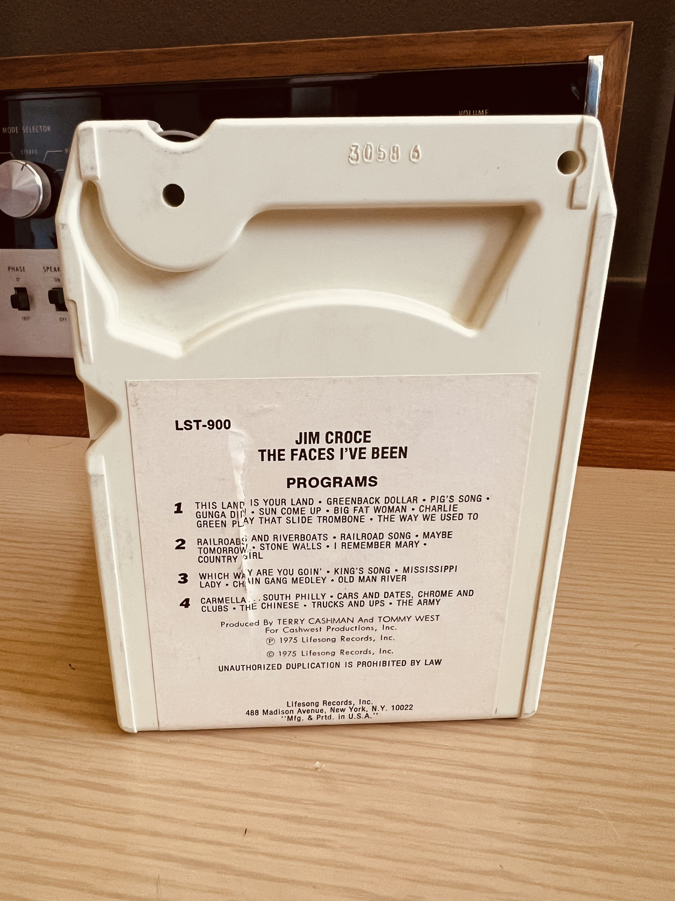 Vintage Jim the Faces Been 8 Track Album -