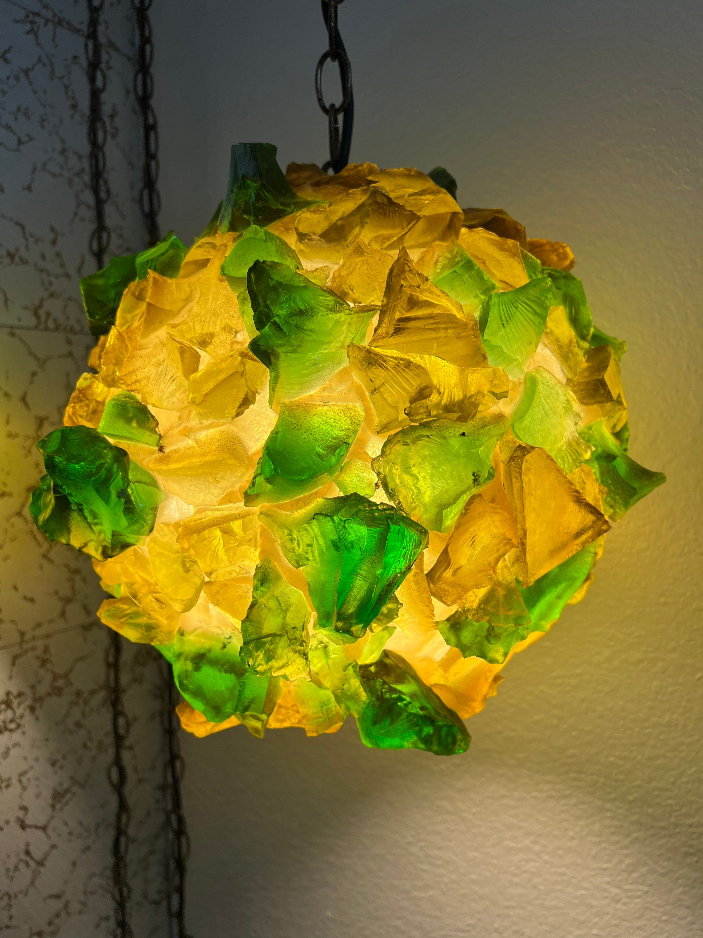 Lucite swag lamp outlet
