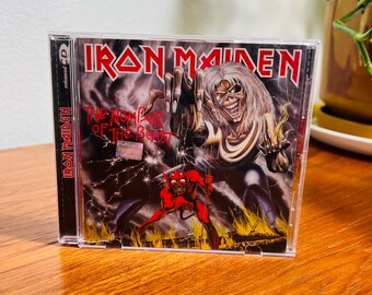 Vintage 1998 Iron Maiden “ The Number Of The Beast” Compact Disc CD Heavy Metal